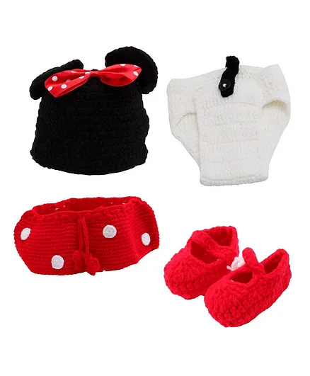MOMISY Minnie Mouse Baby Photography Prop - Red
