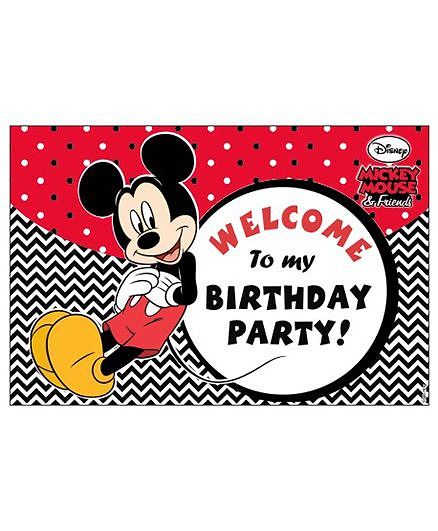 Mickey Mouse Welcome Banner