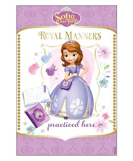 Disney Sofia the first Enchanted Garden Party Vertical Banner 01