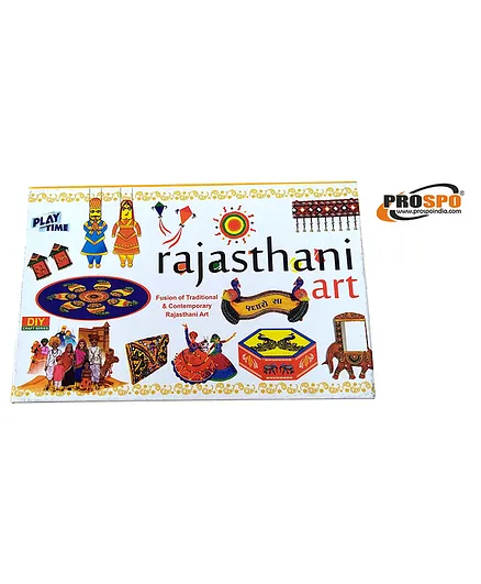 PROSPO DIY Rajasthani Art Set - Multicolour