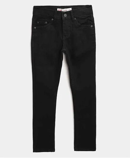 Levi's Slim Taper Fit Full Length Jeans - Black Stretch