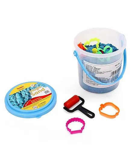 Youreka Magic Flow Sand with Moulds Blue - 500 gm