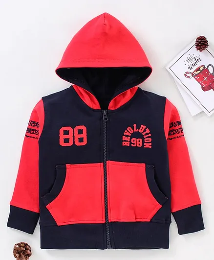 Imoogi Full Sleeves Hoodies - Red