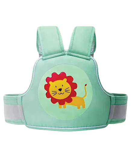 Polka Tots Baby Safety Travel Belt, Two Wheeler Baby Carrier for Kids (Lion)