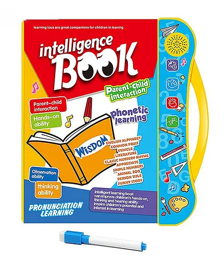 Niyamat Finger Point Reading E-Book with Sound Effects & Pen - Multicolour