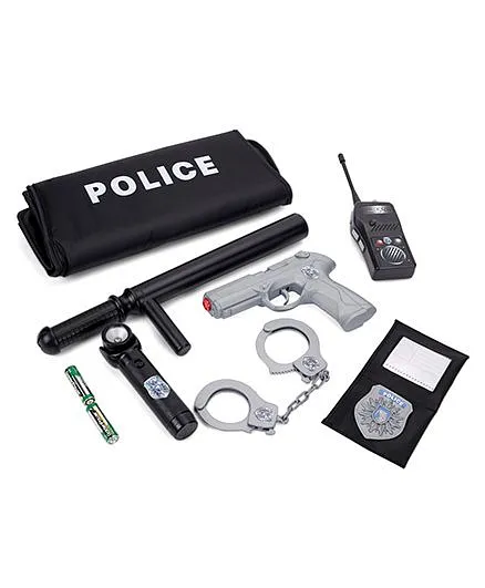 Simba Mega Toy Police Set - Black Grey