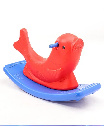 Little Fingers Fish Shaped Rocker - Red