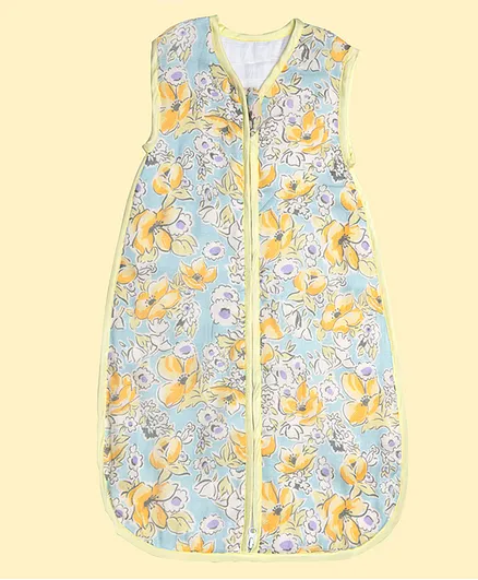 Fancy Fluff Bamboo Muslin Delilah Print Sleeping Bag - Multicolor