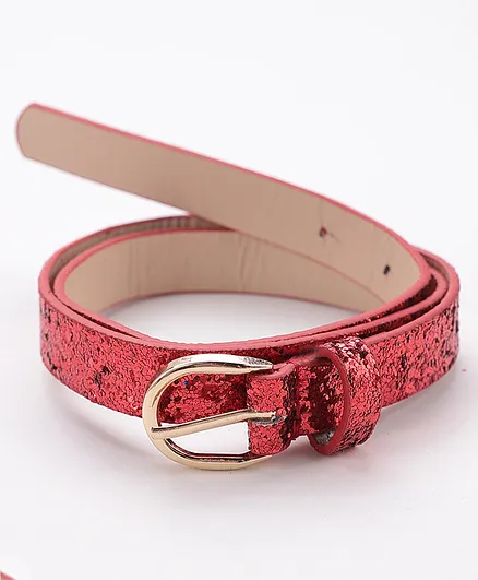 Pine Kids Belts With Buckle Closure - Red