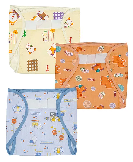 Grandma's Waterproof Nappy Small - Pack of 3 (Colour May Vary)
