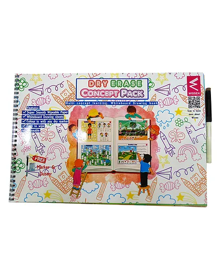 WISSEN Dry Erase Concept Pack Activity Book - English