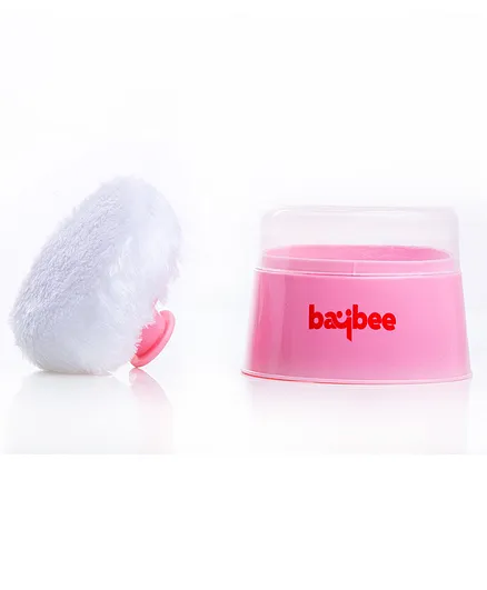 Baybee Cosmetic Powder Puff Container - Pink