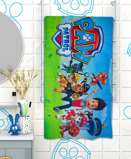 Paw Patrol Printed Bath Towel - Multicolour