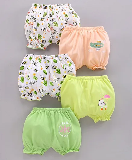 Ohms Bloomer Multi Print Pack of 5 - Multicolor