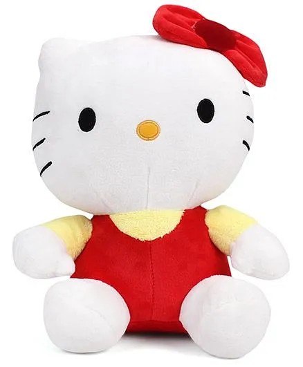 Hello Kitty Soft Toy Red White - 27 cm