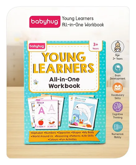 Babyhug Young Learners All In One Activity Workbook - English