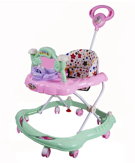 Awesome Play Musical Walker With Height Adjustable - Pink