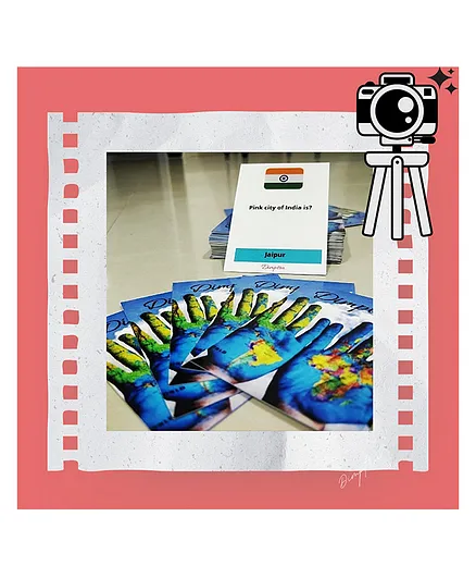 Dimptra Indian History & Geography Questions Set - Multicolour