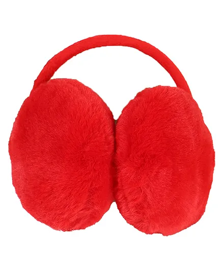 SYGA Fashion Faux Fur Soft Warm Windproof Earmuffs - Red