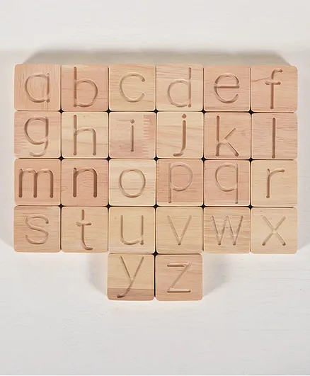 Bombay Toy Company Word Building Set Brown - 26 Pieces