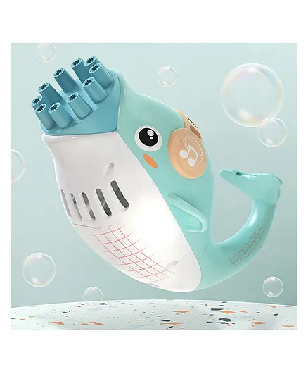 EYESIGN Dolphin Shape 8 Hole Electric Bubbles Gun (Colour May Vary)