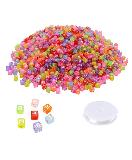 SYGA Alphabet Beads Jewellery Making Kit Multicolor - 3000 Pieces