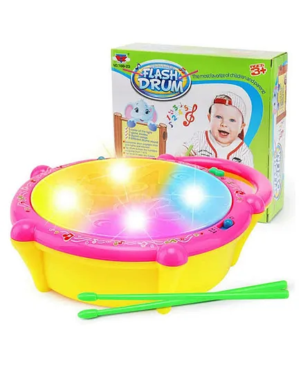 NEGOCIO 3D Flash Drum - Pink Yellow