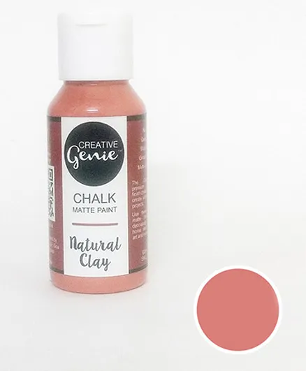 Creative Genie Chalk Paints Natural Clay - 60ml
