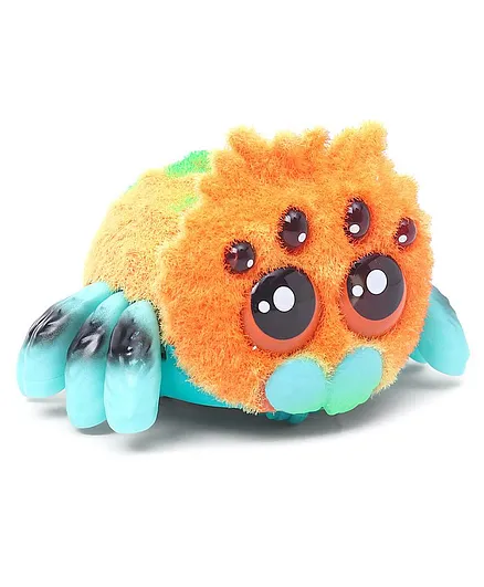 Yellies Frizz Voice Activated Spider Pet - Orange Blue