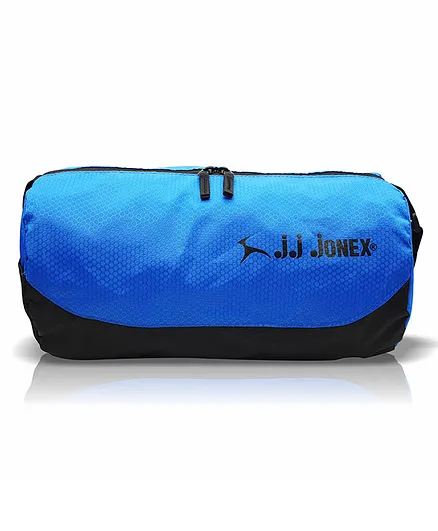 JJ JONEX Aqua Duffle Sports & Gym Bag - Blue Black