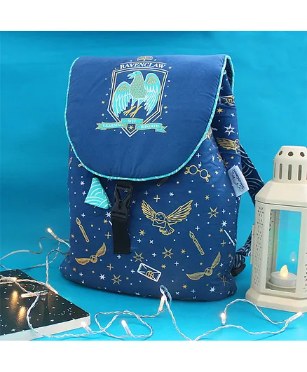 Silverlinen Official Warner Bros Harry Potter Causal Backpack Ravenclaw Blue - 13 Inches