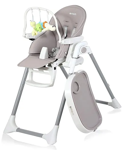 DOTMOM Magic Fold High Chair with Overhead Toy Bar - Grey