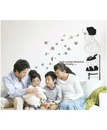 Syga Decals Design Wall Sticker - Black White