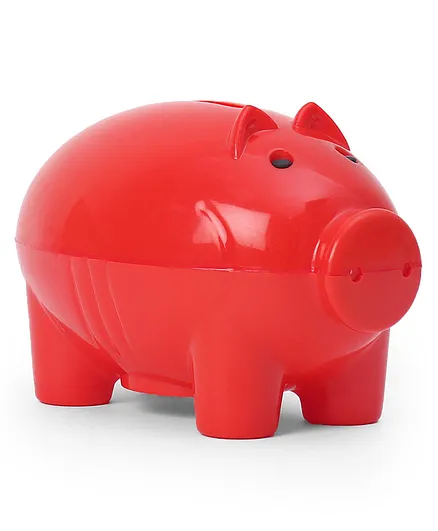 Buddyz Pig Coin Bank- Red