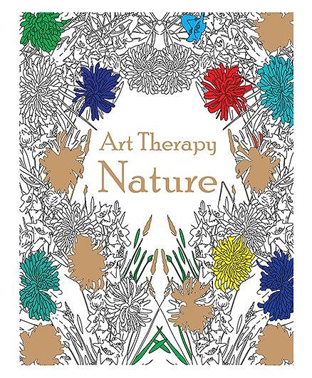 Art Therapy Nature Coloring Book - English