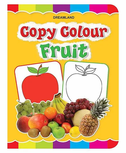 Copy Colour Fruits - English