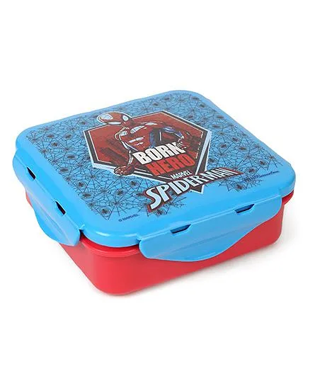 Marvel Lunch Box Spider Man Print - Blue Red