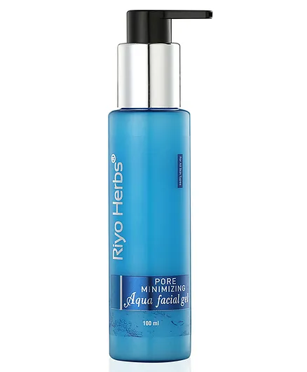 Riyo Herbs Pore Minimizing Aqua Gel With Tea Tree & Raspberry Seed Oil Extracts for Minimize Appearance Pores - 100 ml