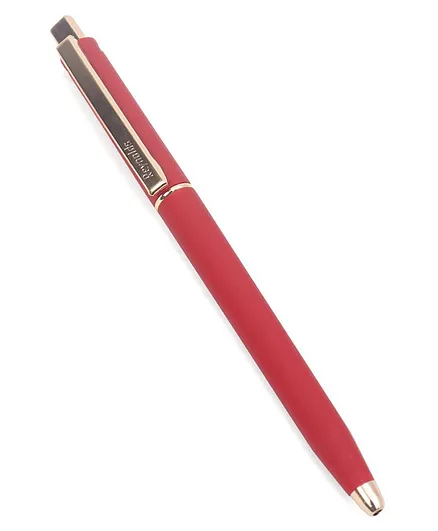 Reynolds Jetter Aerosoft Gold Ball Pen - Red