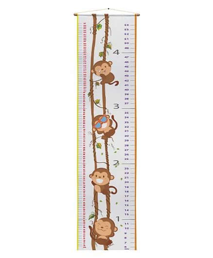 Right Gifting Satin Removable Height/Growth Measurement Wall Hanger - Multicolor