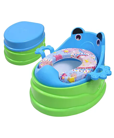 Toyshine 4 in 1 Step Stool Potty Sea Chair - Blue Green