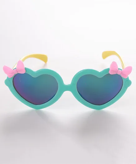 Babyhug Heart Shape Sunglasses - Blue