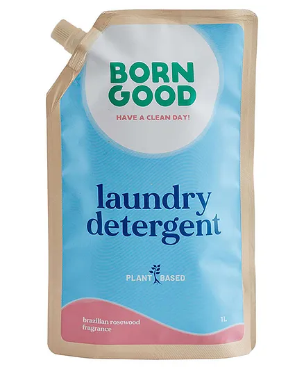 Born Good Brazilian Rosewood Plant Based Liquid Laundry Detergent Refill Pack - 1000 ml