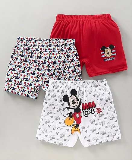 Bodycare Boxer Mickey Mouse Print Pack of 3 - Multicolour
