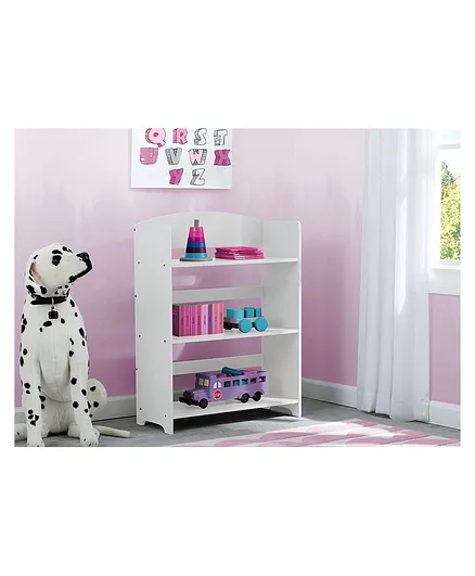 Delta Children Wide Bookshelf - White