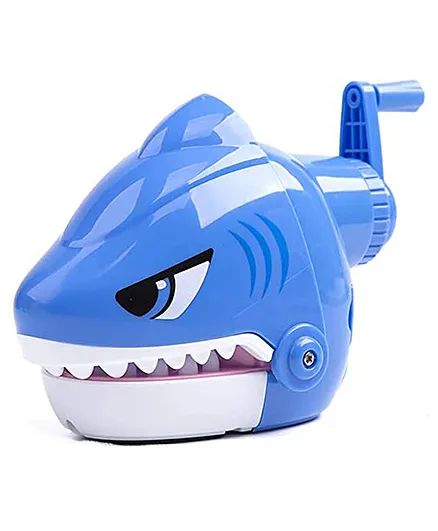AdiChai Plastic Shark Shaped Manual Pencil Sharpener (Colour May Vary)