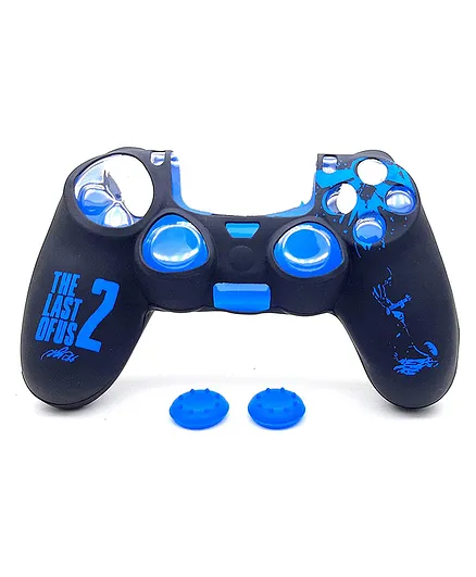 TMG PS4 TLOU2 Themed Silicone Protective Skin Case Cover for PS4 Controller - Blue