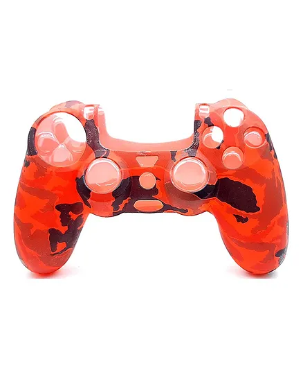 TMG Ps4 Silicone Design Army Soft Protective Skin Case Cover - Red