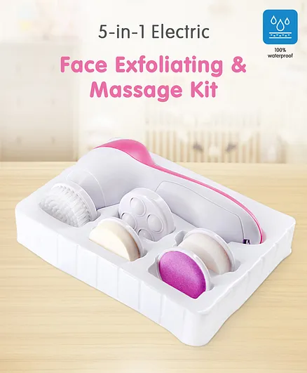 5 in 1 Facial Exfoliator and Massage Kit
