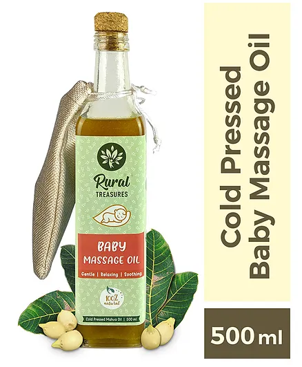 Rural Treasures Natural Baby Massage Cold Pressed Mahua Oil - 500 ml
